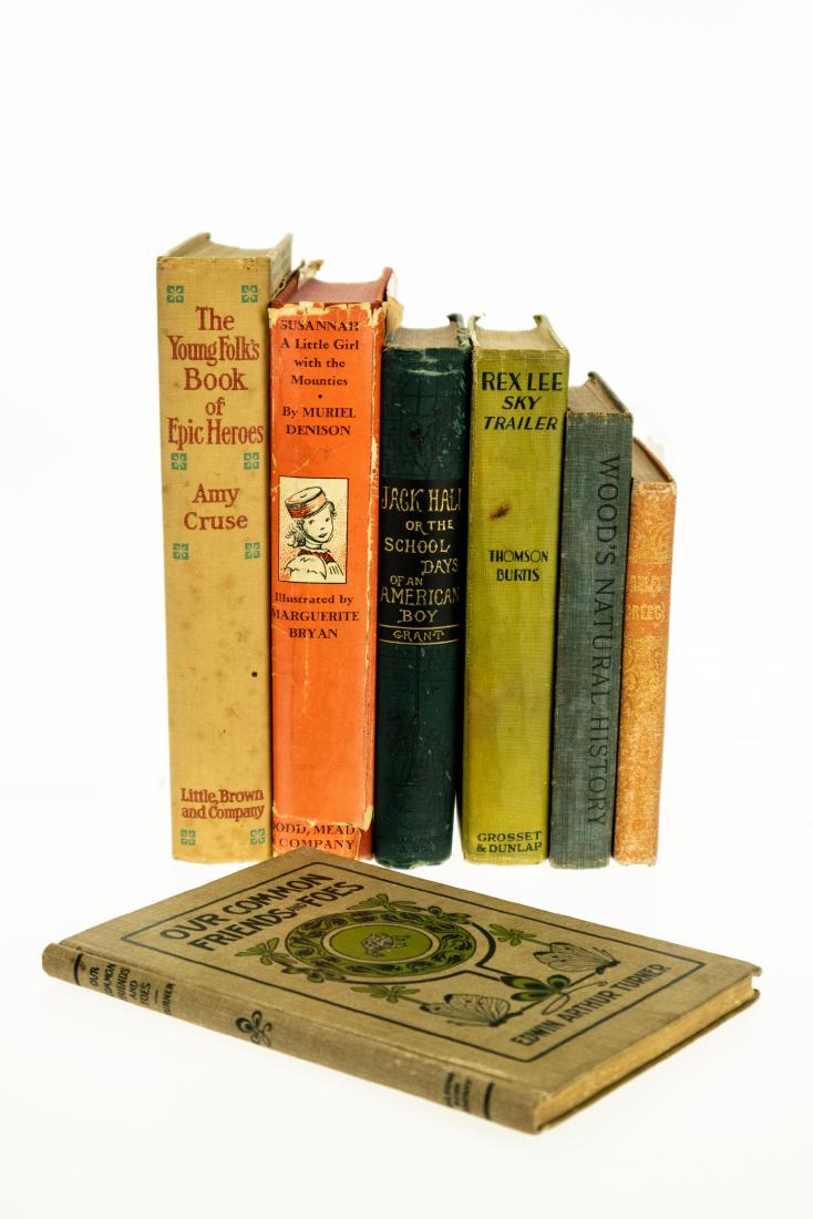 7V DECORATIVE VINTAGE AND ANTIQUE CHILDRENS Natural: 7V DECORATIVE VINTAGE AND ANTIQUE CHILDRENS Natural History Juvenile Series Adventure Illustrated Victorian Gilt Peter Parleys Tales About Ancient Greece Engravings nature Reader Edwin Arthur Turner R