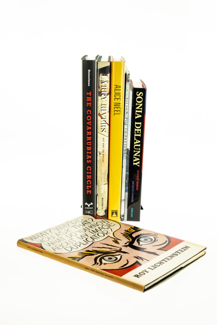 7V Collectible Art Books HISTORY OF MODERN ART Limited: 7V Collectible Art Books HISTORY OF MODERN ART Limited Edition Artists Sonia Delaunay Roy Lichtenstein Made in the UK Contemporary Art Richard Brown Baker Collection Alice Neel Larry Rivers Tilson Pop