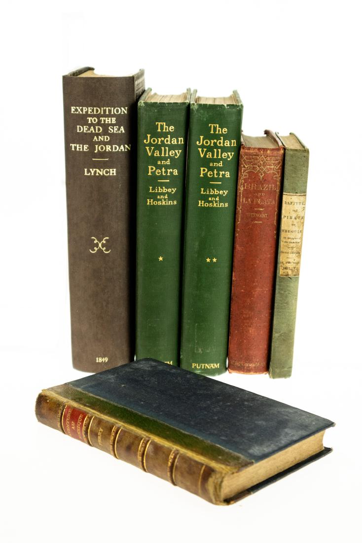6V Collectible Adventure ANTIQUE TRAVEL AND EXPLORATION: 6V Collectible Adventure ANTIQUE TRAVEL AND EXPLORATION Mexico Piracy Middle East Brazil Ferry voyage et Aventure au Mexique Pen-Name of L de Bellemare Joseph Holt Ingraham Lafitte Pirate of the Gulf 