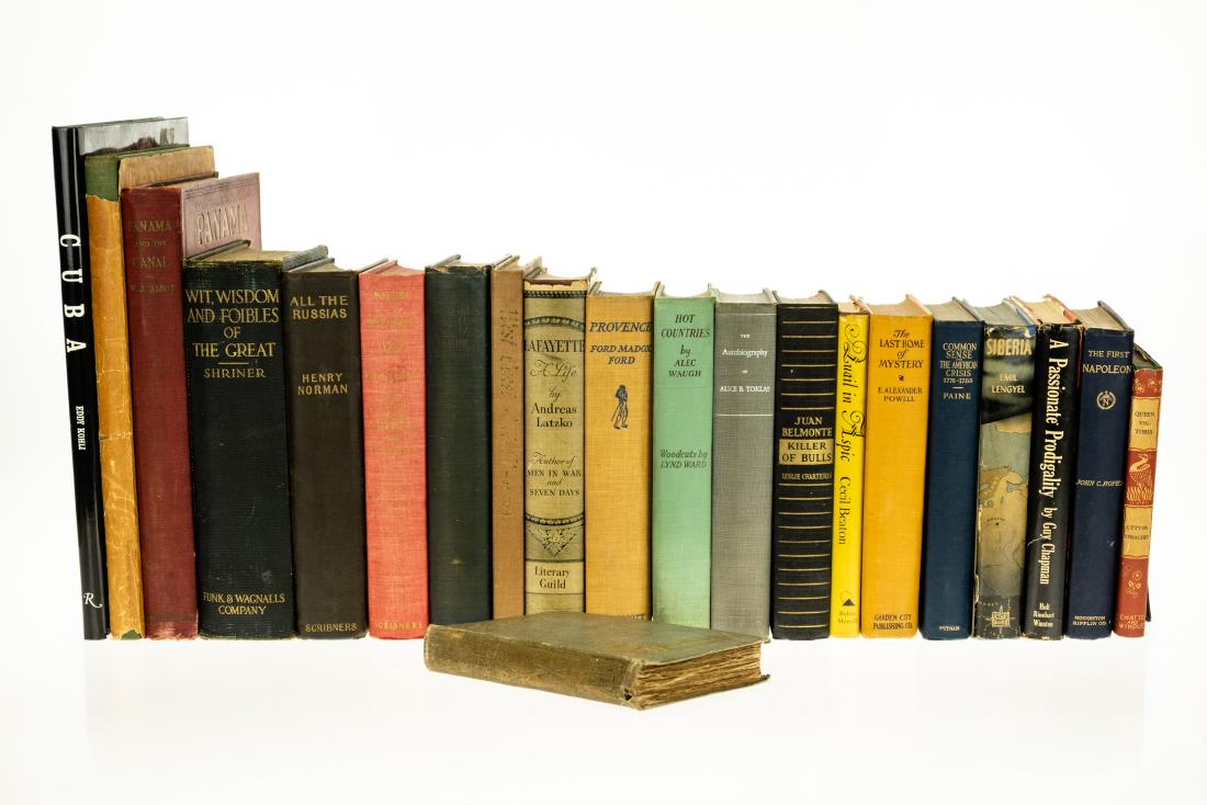 COLLECTIBLE HISTORY Vintage and Antique Decorative: COLLECTIBLE HISTORY Vintage and Antique Decorative Illustrated Military Cuba Eddy Kohli Panama Canal Pictures and Prose Benjamin Franklin Queen Victoria Lytton Strachey Hot Countries Alex Waugh Bali L