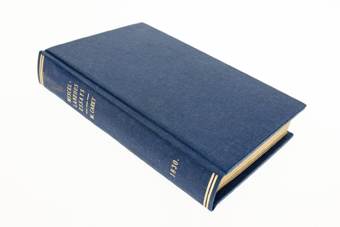 M Carey MISCELLANEOUS ESSAYS 1830 Antique Matthew Carey: M Carey MISCELLANEOUS ESSAYS 1830 Antique Matthew Carey Articles Yellow Fever Philadelphia Conspiracy Catholics Ireland Emigration Settlement in the United States Charities Colonies Massachusetts Haml