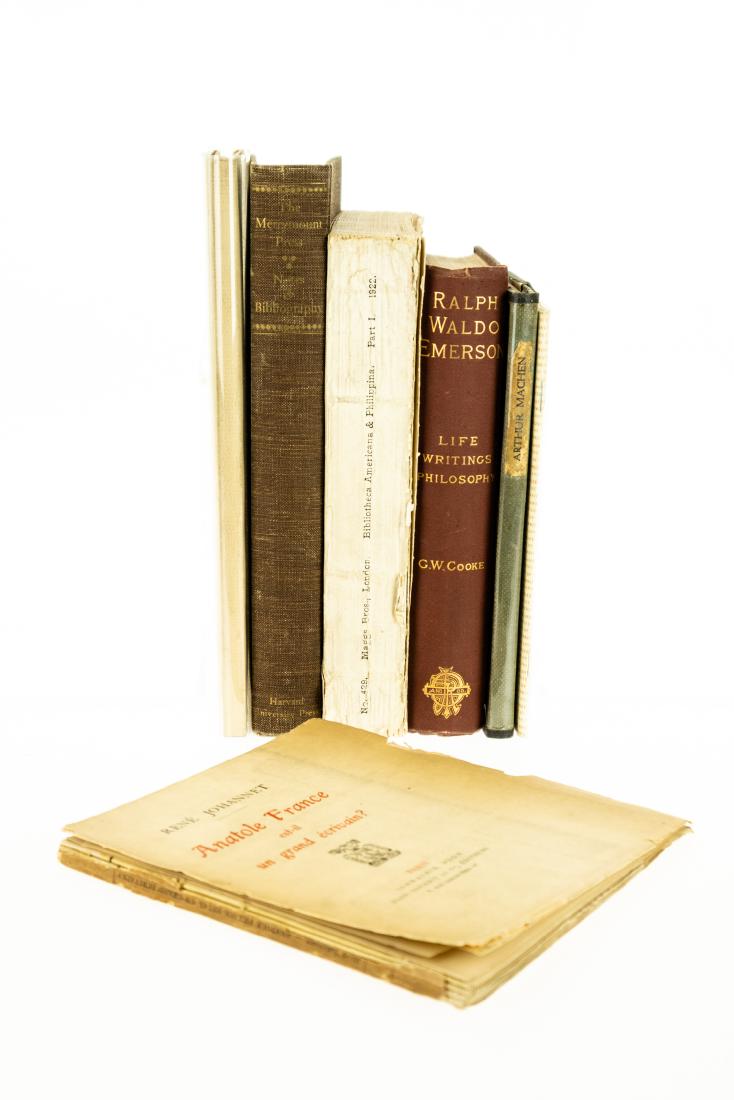 7V Vintage and Antique BOOKS-ON BOOKS LITERARY AND: 7V Vintage and Antique BOOKS-ON BOOKS LITERARY AND PRINTING HISTORY Signed Limited Edition Vincent Starret Arthur Machen A Novelist of Ecstasy and Sin John Updike Of Prizes and Print George Willis Coo