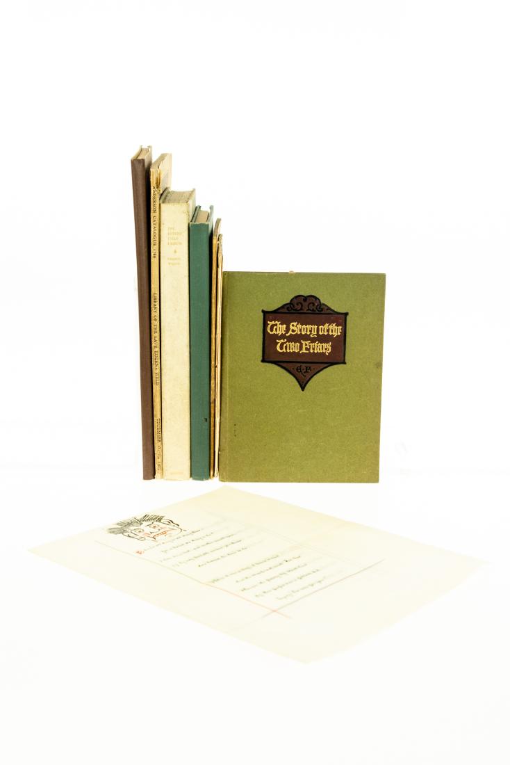 8V Books and Ephemera COLLECTIBLE ANTIQUE EUGENE FIELD: 8V Books and Ephemera COLLECTIBLE ANTIQUE EUGENE FIELD Signed Inscribed Limited Edition Two Friars The Cornhill Booklet Auto-Analysis Conky Styles Francis Wilson The Stars A Slumber Story The Tribune 