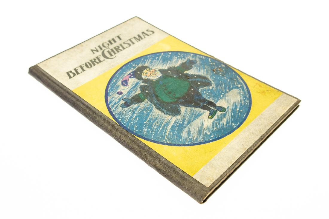 W W Denslow and Clement C Moore DENSLOWS NIGHT BEFORE: W W Denslow and Clement C Moore DENSLOWS NIGHT BEFORE CHRISTMAS 1902 Brightly Colored Illustrations Poem Santa Claus St Nicholas Reindeer Dasher Dancer Prancer Vixen Comet Cupid Donner Blitzen Toys Gi