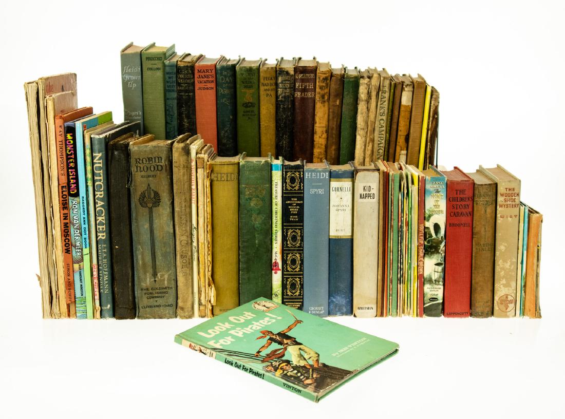Estate Books COLLECTIBLE CHILDRENS Vintage and Antique: Estate Books COLLECTIBLE CHILDRENS Vintage and Antique Zane Grey Louisa May Alcott Johann Spyri Santa Claus Disney Donald Duck Japanese Language Nutcracker Heidi Look Out for Pirates Robin Hood Huckle
