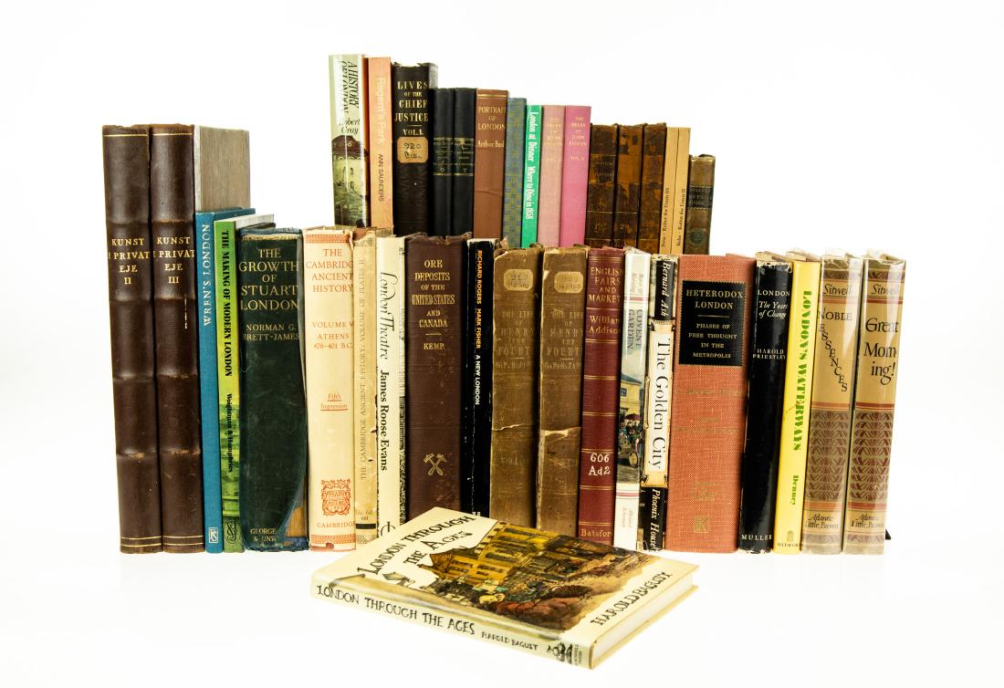 COLLECTIBLE HISTORY Vintage and Antique Decorative: COLLECTIBLE HISTORY Vintage and Antique Decorative Leatherbound London Robert Gray Lives Chief Justices Henry the Fourth Diary of John Evelyn British Essayists Stuart London Heterodox London Ore Depos