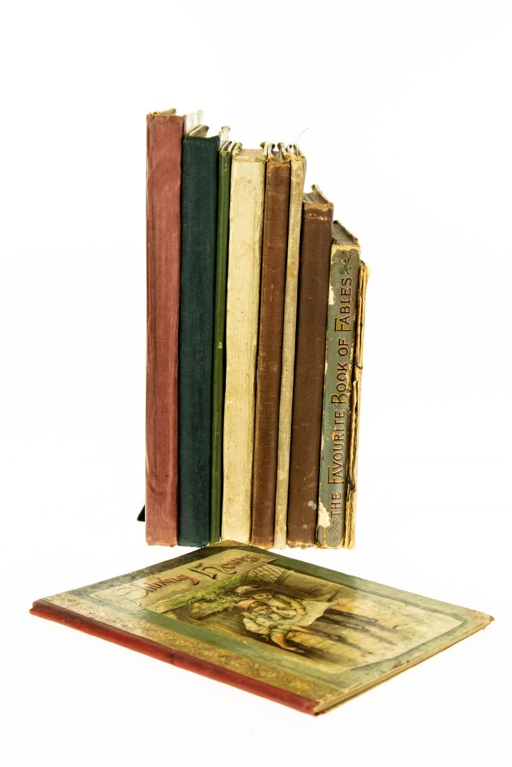 10V Illustrated Juvenile Literature ANTIQUE CHROMOLITHO: 10V Illustrated Juvenile Literature ANTIQUE CHROMOLITHO CHILDRENS Victorian Gilt Decorative Nister Chromolitho Pied Piper of Hamelin Robert Browning Arthur C Payne Henry Payne Grandmothers Story of Bu