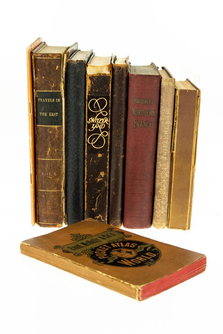 9V ANTIQUE TRAVEL AND EXPLORATION Limited Edition: 9V ANTIQUE TRAVEL AND EXPLORATION Limited Edition Illustrated Chromolitho Pages Rand McNally Pocket World Atlas Colored Maps Journal of Voyages Travels Rev. Daniel Tyerman George Bennet London Mission