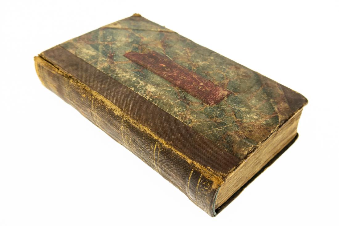 SAMMELBAND OF AMERICAN TRACT SOCIETY IMPRINTS 1830s: SAMMELBAND OF AMERICAN TRACT SOCIETY IMPRINTS 1830s Decorative Marbled Paper Antique Eliza Ann Grostmen Examine Your Hopes for Eternity African Servant Legh Richmond Lydia Sturtevant Eliakim Phelps Da