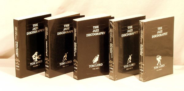 5 volume set Jazz Discography Tom Lord Cadence