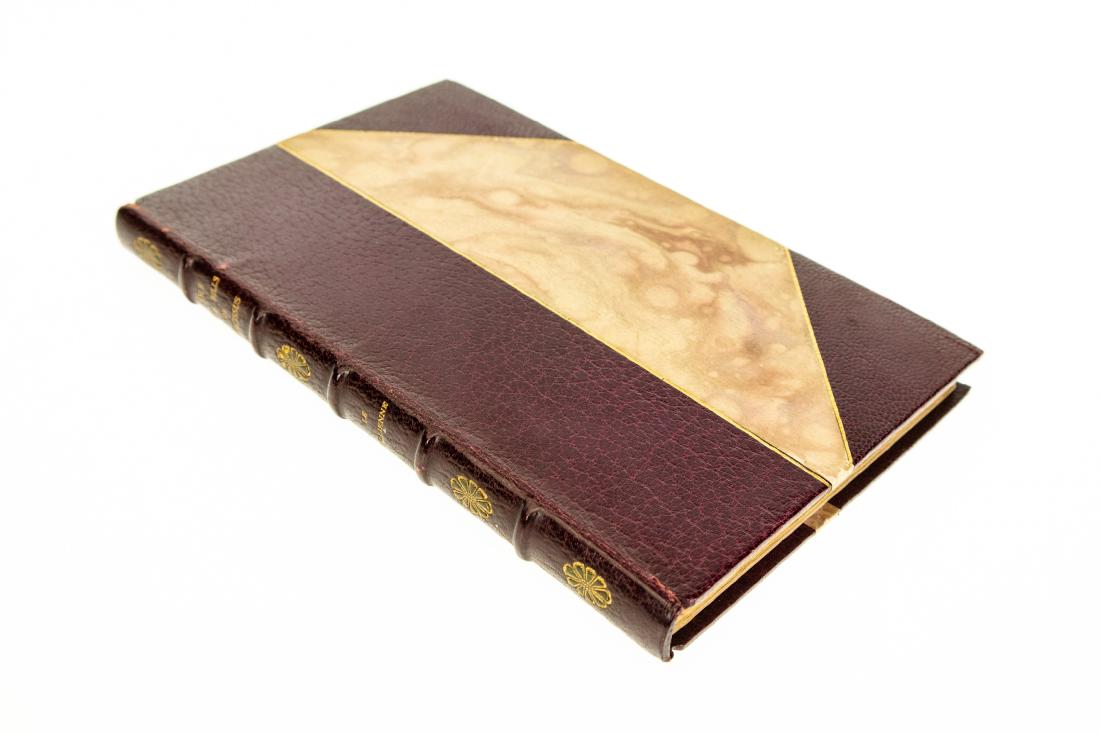 Richard le Gallienne THE BOOK-BILLS OF NARCISSUS 1891: Richard le Gallienne THE BOOK-BILLS OF NARCISSUS 1891 Limited Edition Multiple Signatures Deluxe Private Leather Binding Chicago Harold Witter Bynner Morris Fishbein Jerome New Frank Henry Justin Smit