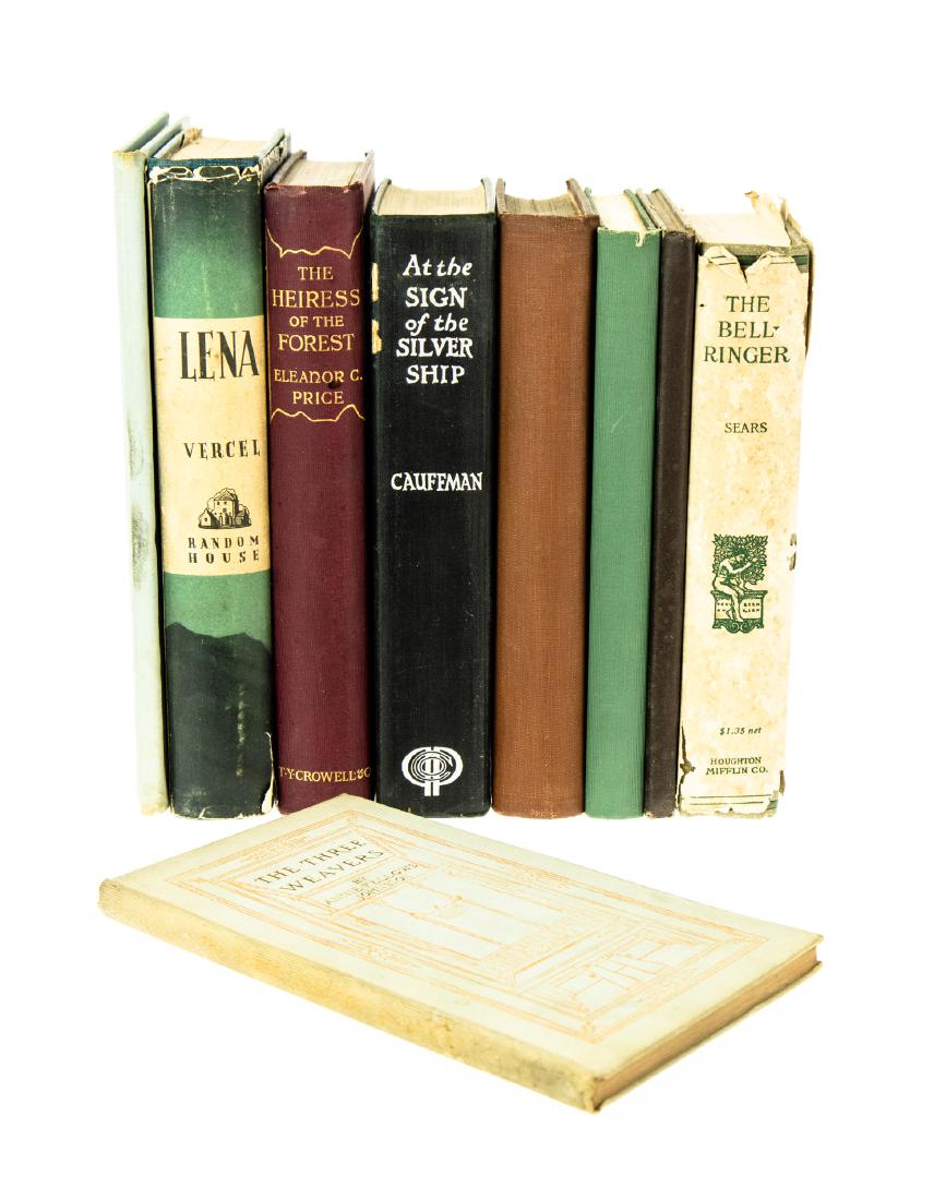 9V COLLECTIBLE ANTIQUE LITERATURE Decorative Victorian: 9V COLLECTIBLE ANTIQUE LITERATURE Decorative Victorian Gilt First Printing First Edition Three Weavers Fairy Tale Bell-Ringer Clara Endicott Sears Original Dust jacket Lena Roger Vercel Warre Bradley 