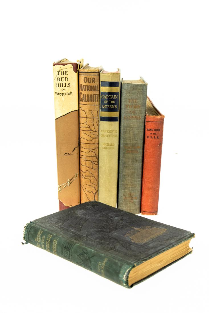 6V ANTIQUE ESTATE BOOKS Jubilee Singers Marsh Loudin: 6V ANTIQUE ESTATE BOOKS Jubilee Singers Marsh Loudin African American Vocal Group Illustrated Story of Copper Watson Davis Bridgeport Brass Co C H Barker Jr Photograph Laid In Captain of the Queens Ha