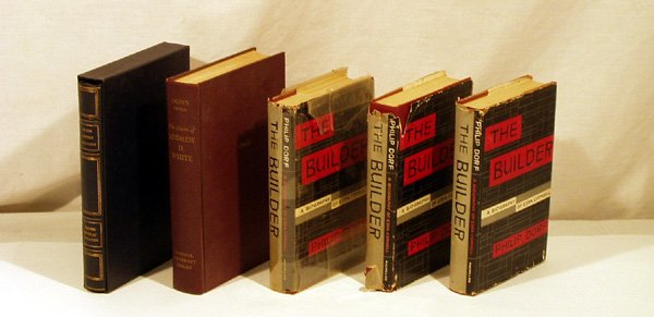5V Ezra Cornell NEW YORK STATE Syracuse Signed: This auction lot includes the following group of titles: - The Diaries of Andrew D. White by Robert Morris Ogden - Dated 1959 by Cornell University Library - The Builder: A Biography of Ezra Cornel