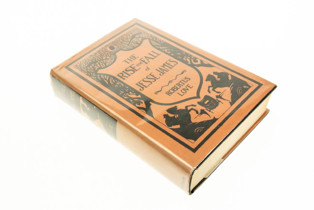 Robertus Love THE RISE AND FALL OF JESSE JAMES 1926: Robertus Love THE RISE AND FALL OF JESSE JAMES 1926 Rare Author‾Signature Rare Original Dust Jacket American Outlaw Bank and Train Robber Guerilla Pro‾Confederate Bushwhackers James‾