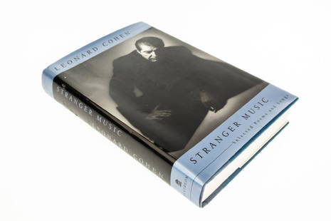 Leonard Cohen STRANGER MUSIC SELECTED POEMS AND SONGS: Leonard Cohen STRANGER MUSIC SELECTED POEMS AND SONGS 1993 First American Edition Author‾Signed Original Dust Jacket Lyrics Poetry Canadian Writer Musician Singer Novelist Title: Stranger Music: