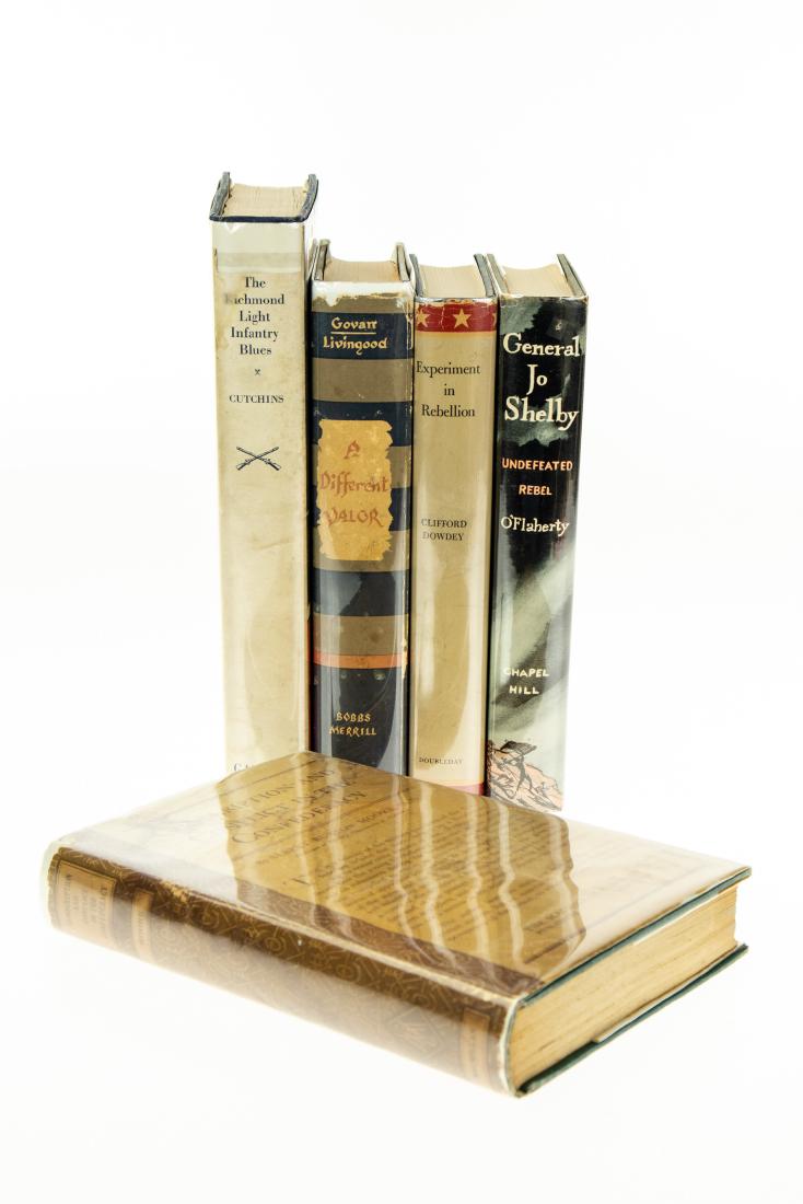 5V VINTAGE AND ANTIQUE CONFEDERATE CIVIL WAR HISTORY: 5V VINTAGE AND ANTIQUE CONFEDERATE CIVIL WAR HISTORY Dust Jackets Author‾Signed First Edition Rare Dust Jacket Conscription and Conflict Confederacy Albert Burton Moore First Printing General Jo