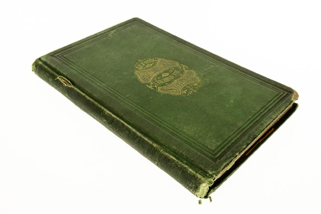 Salesman Dummy â€“ Olive Logan BEFORE THE FOOT LIGHTS: Salesman Dummy â€“ Olive Logan BEFORE THE FOOT LIGHTS AND BEHIND THE SCENES 1870 Very Rare Salesman′s Sample or Dummy Theater History Illustrated Sample Spines Chapter Excerpts Theatre 