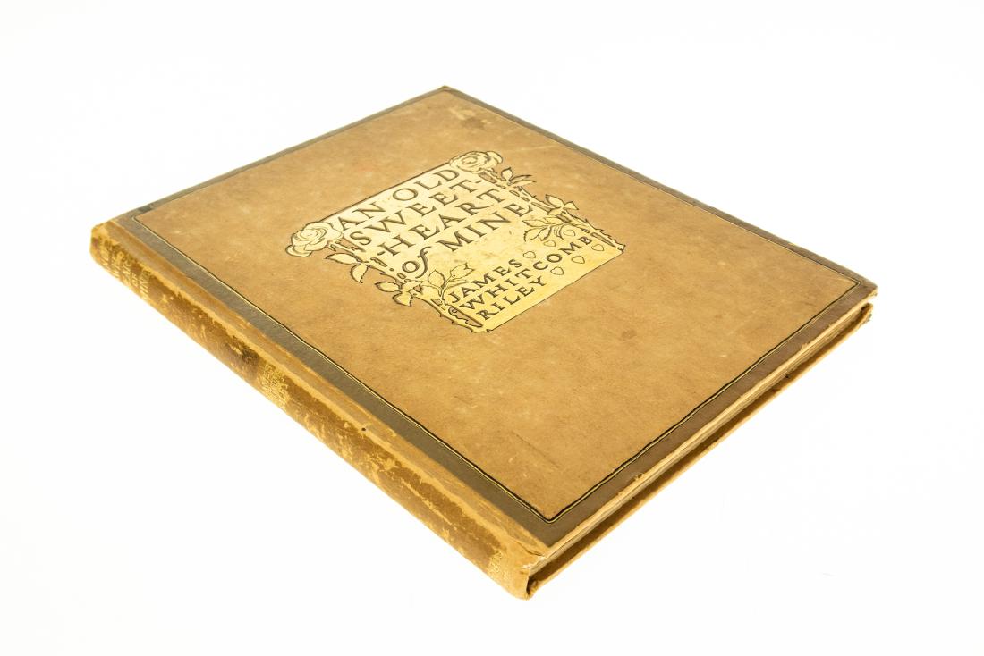 Signed Limited ‐ James Whitcomb Riley AN OLD: Signed Limited ‐ James Whitcomb Riley AN OLD SWEETHEART OF MINE 1903 Tipped‐In Illustrated Plates by Howard Chandler Christy E Stetson Crawford Poetry Hoosier Poet American Title: 