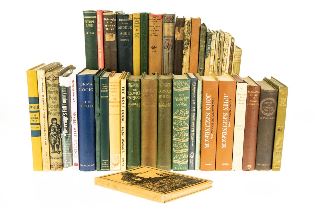 COLLECTIBLE ESTATE BOOKS Vintage and Antique Literature: COLLECTIBLE ESTATE BOOKS Vintage and Antique Literature Children′s History Philosophy Rational Living England′s Crisis Andre Siegfried Formal Logic Schiller Outcast Robin Industria
