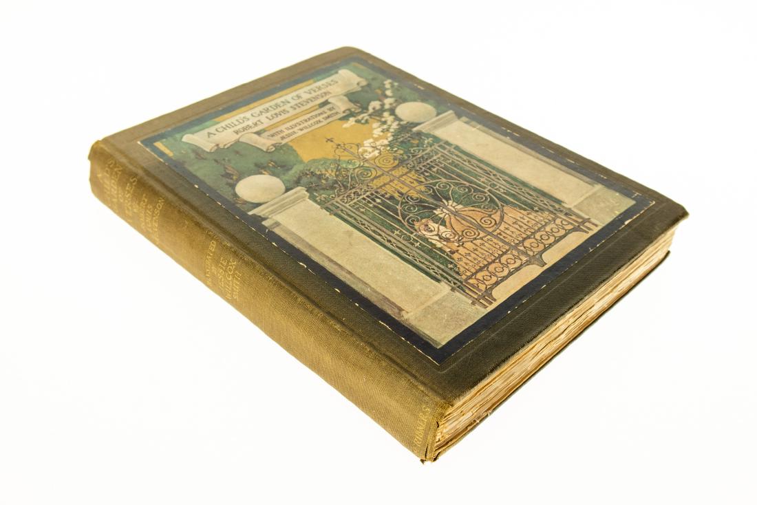 Jessie Willcox Smith â€“ Robert Louis Stevenson A: Jessie Willcox Smith â€“ Robert Louis Stevenson A CHILD′S GARDEN OF VERSES 1905 First Printing Illustrated Plates Captioned Tissue Guards Poetry Juvenile Literature Poems Title: A Child