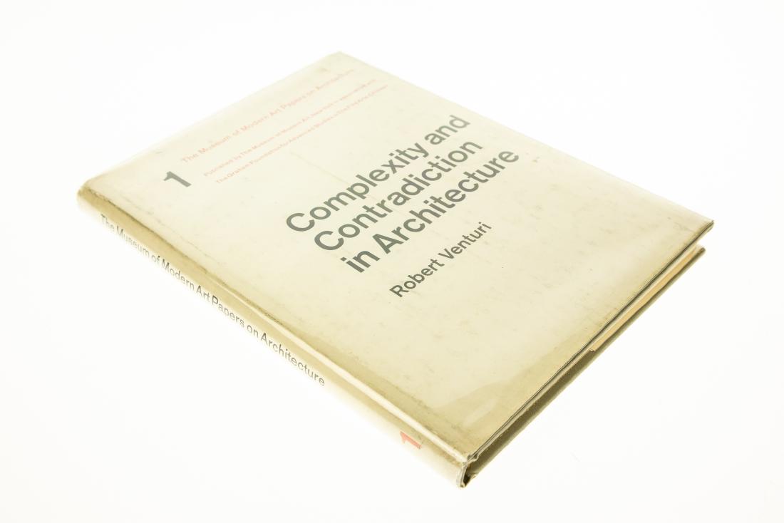 Robert Venturi COMPLEXITY AND CONTRADICTION IN: Robert Venturi COMPLEXITY AND CONTRADICTION IN ARCHITECTURE 1966 First Edition Scarce The Museum of Modern Art Papers on Architecture Vincent Scully Illustrated Photographs American Architect Title: C