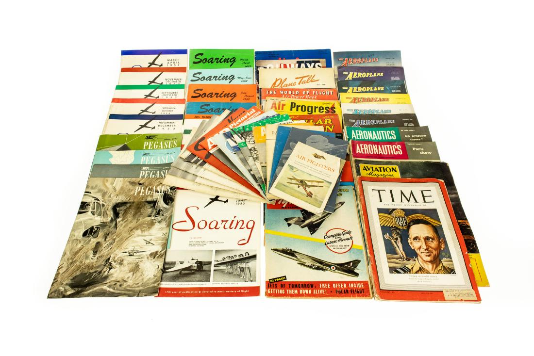 53 Vintage Issues AVIATION MAGAZINES 1950s Military: 53 Vintage Issues AVIATION MAGAZINES 1950s Military Commercial Civil Aviation Planes Aircraft Flight Soaring Aeronautics Pegasus Aeroplane Royal Air Force Flying Review Air Trails Model Airplane News 