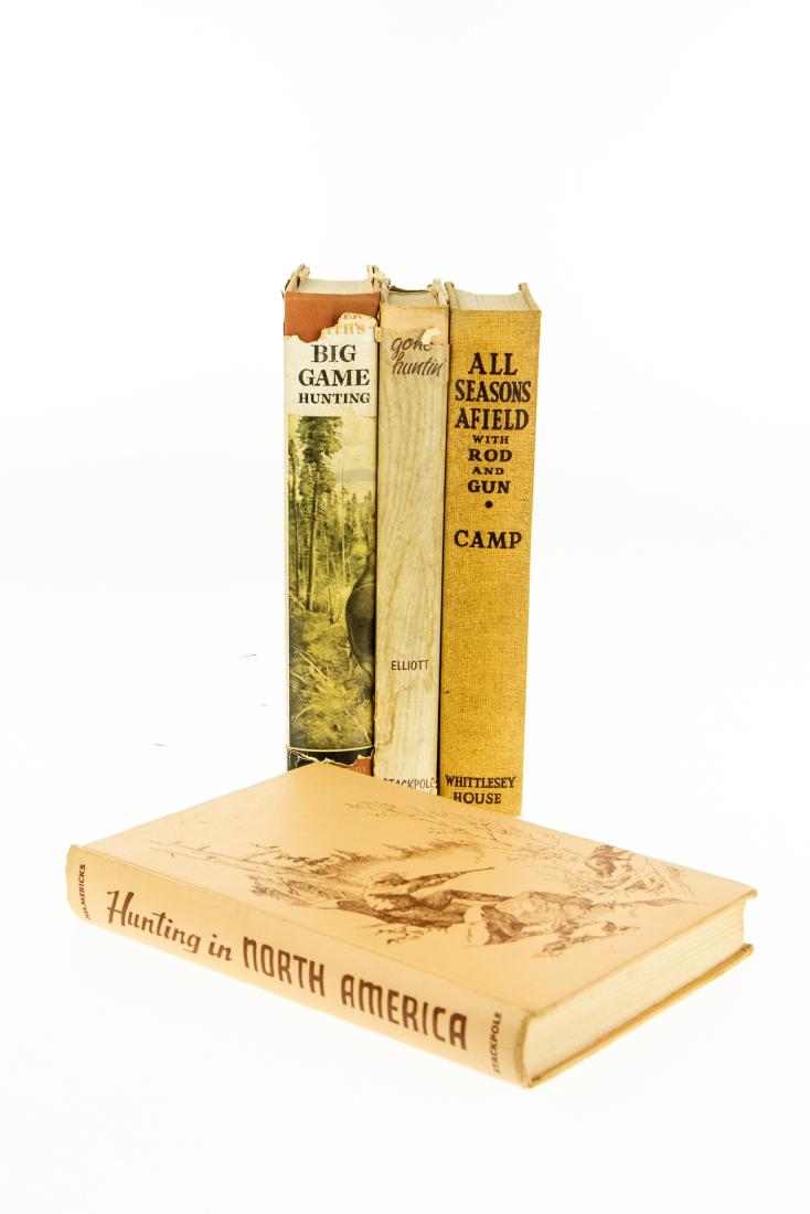 4V COLLECTIBLE VINTAGE & ANTIQUE HUNTING Gone: 4V COLLECTIBLE VINTAGE & ANTIQUE HUNTING Gone Huntin′ Charles Elliott Elmer Keith′s Big Game Hunting Illustrated Drawings Photographs Bob Kuhn Original Dust Jacket All Seasons 