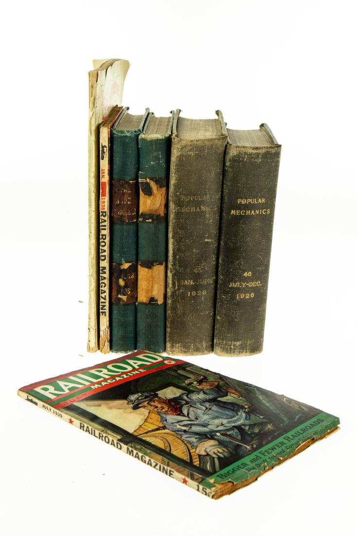 7V ANTIQUE TECHNICAL MAGAZINES Popular Mechanics Bound: 7V ANTIQUE TECHNICAL MAGAZINES Popular Mechanics Bound Issues 1926 Railroad Magazine Locomotive Engineering Model Engineer and Electrician Journal of Practical Mechanics and Electricity Illustrated Di