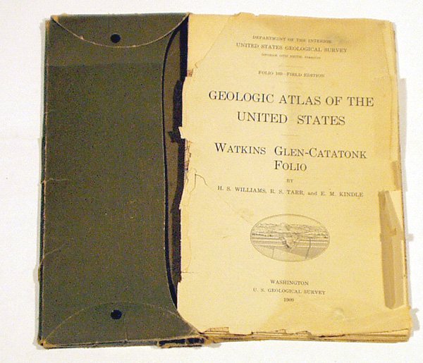 US Survey WATKINS GLEN ATLAS 1909 Antique NY Maps