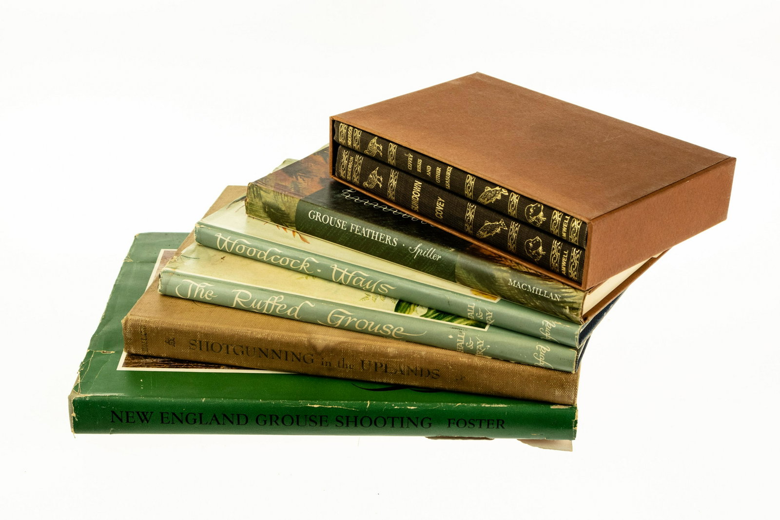 Limited Edition ‐ 7V COLLECTIBLE VINTAGE &: Limited Edition ‐ 7V COLLECTIBLE VINTAGE & ANTIQUE BIRD HUNTING Covey Rises and Other Pleasures Sundown Covey David H. Henderson Decorative Gilt Slipcase Woodcock Ways Henry Marion Hall Illu