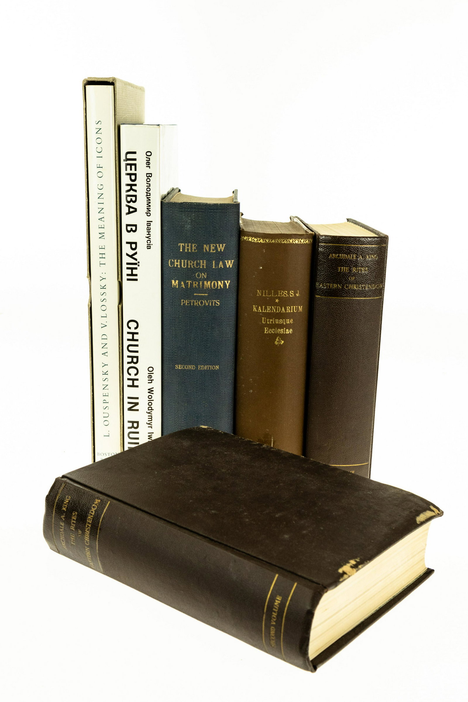 Signed ‐ 6V COLLECTIBLE VINTAGE & ANTIQUE: Signed ‐ 6V COLLECTIBLE VINTAGE & ANTIQUE CATHOLIC Decorative Canon Law Eastern Orthodox Kalendarium Manuale Nicolao Nilles Church Law Matrimony Joseph J. C. Petrovits Rites Eastern Christen