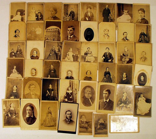 Cartes de Visite ANTIQUE PHOTOGRAPHS Upstate NY