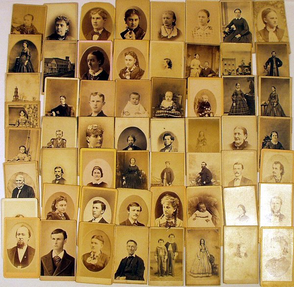 Cartes de Visite ANTIQUE PHOTOGRAPHS Upstate NY - 2