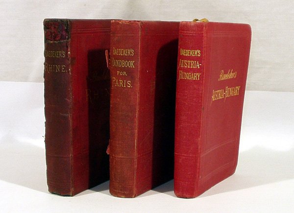 3V Rhine Paris BAEDEKER TRAVEL Austria-Hungary