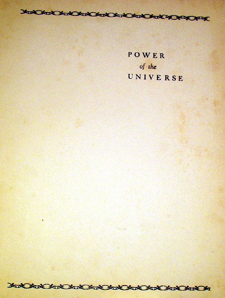 Kelton POWER UNIVERSE 1929 Rare Occult Thought - 2