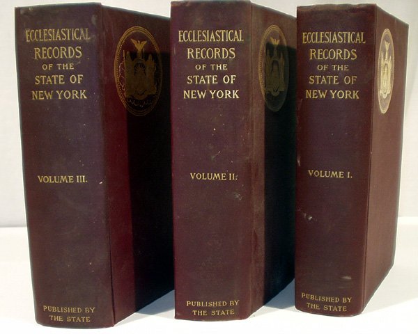 3V Hastings ECCLESIASTICAL RECORDS NEW YORK 1901