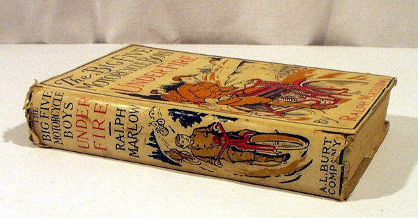 Marlow BIG FIVE MOTORCYCLE BOYS UNDER FIRE 1915