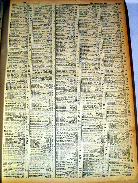 Dun Bradstreet MERCANTILE REFERENCE 1936 3000+ Pg - 3
