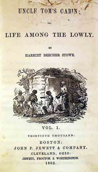 2V H. B. Stowe UNCLE TOM'S CABIN 1852 Literature - 2