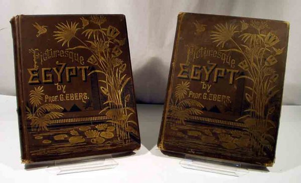 Ebers PICTURESQUE EGYPT c1879 Descriptive Birch
