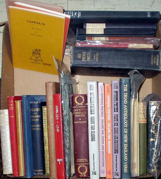 Kipling Longfellow POETRY Lowell New England