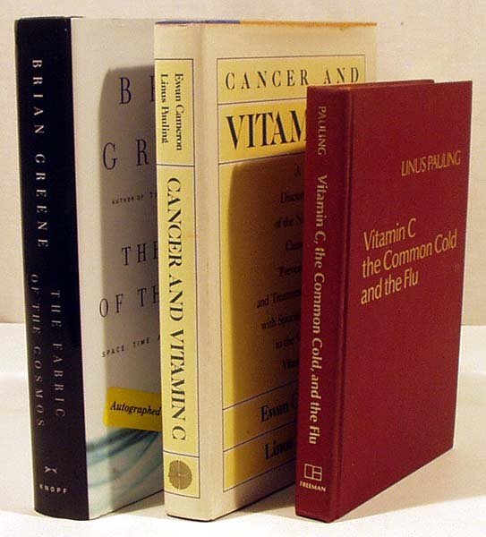 3V Pauling Nobel SIGNED SCIENCE Cameron Greene