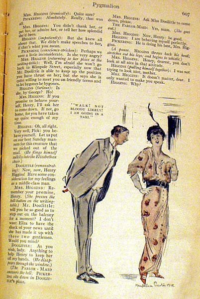 Shaw PYGMALION ROMANCE IN FIVE ACTS 1914 1st Ed. - 4