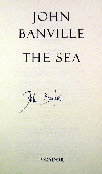 Banville THE SEA 2005 Signed First Booker Prize - 2