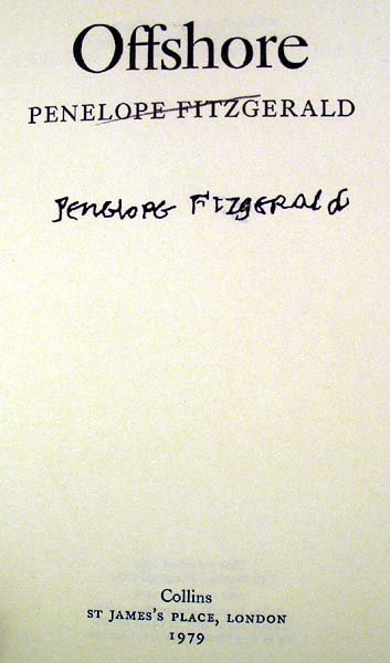 Fitzgerald OFFSHORE 1979 Signed First Booker Priz - 2