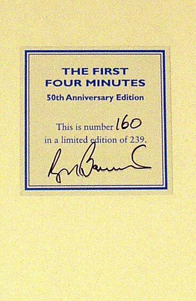 Bannister FIRST FOUR MINUTES Signed Anniversary E - 3