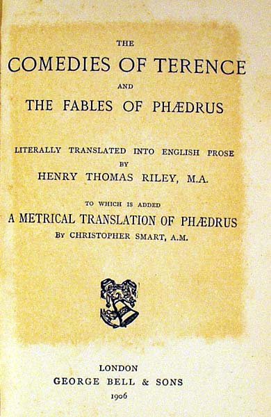 6V BOHN'S CLASSICAL LIBRARY 1902-07 Greek Roman - 2