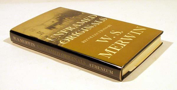 Merwin UNFRAMED ORIGINALS 1982 Signed First Ed
