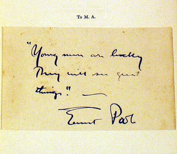 Poole HIS FAMILY 1917 Inscribed First Pulitzer - 3